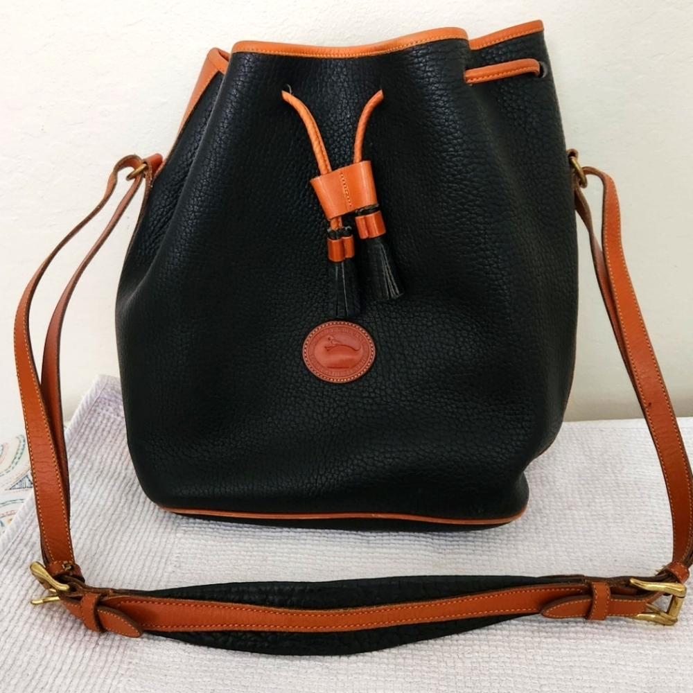 Dooney & BourkePebble Collection Drawstring Bucket Bag Large